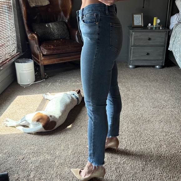 Good American Good Legs High-Waisted Blue Skinny Jeans Sz 8/29- 28 in inseam - Picture 3 of 6